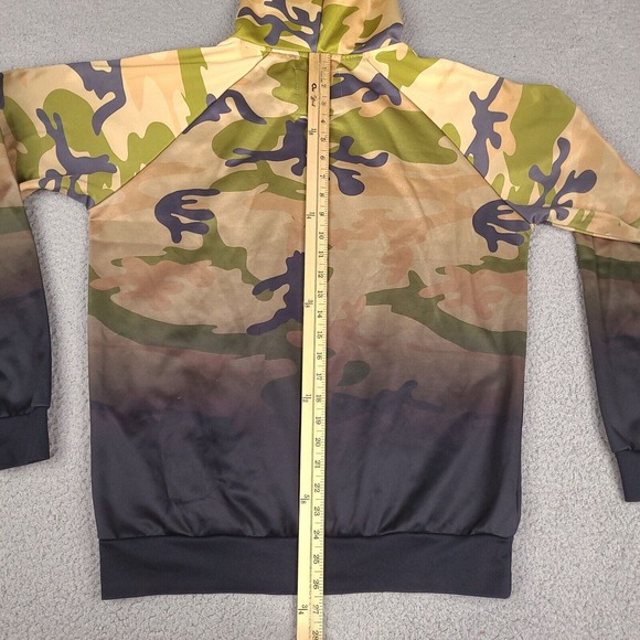 Batman Hoodie Sweatshirt Mens Medium Camo Six Flags‎ Logo DC Comics Pullover - Picture 14 of 16